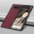 thumbnail image 1 of Case Designed for Google Pixel 9 Pro Fold / Fold 2, Slim Fit Classic PU Leather Shockproof Anti-Slip Lightweight Wireless Charging Vintage Phone Cover for Google Pixel 9 Pro Fold / Fold 2, Winered, 1 of 9