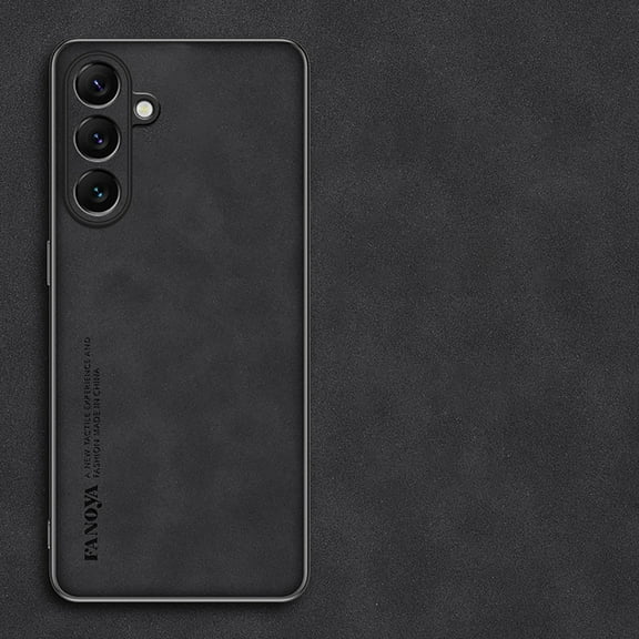 Case Designed for Samsung Galaxy A16 5G/4G, Slim Fit Classic PU Leather Shockproof Anti-Slip Lightweight Wireless Charging Vintage Phone Case Cover for Samsung Galaxy A16 5G/4G, Black