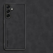 Case Designed for Samsung Galaxy A16 5G/4G, Slim Fit Classic PU Leather Shockproof Anti-Slip Lightweight Wireless Charging Vintage Phone Case Cover for Samsung Galaxy A16 5G/4G, Black