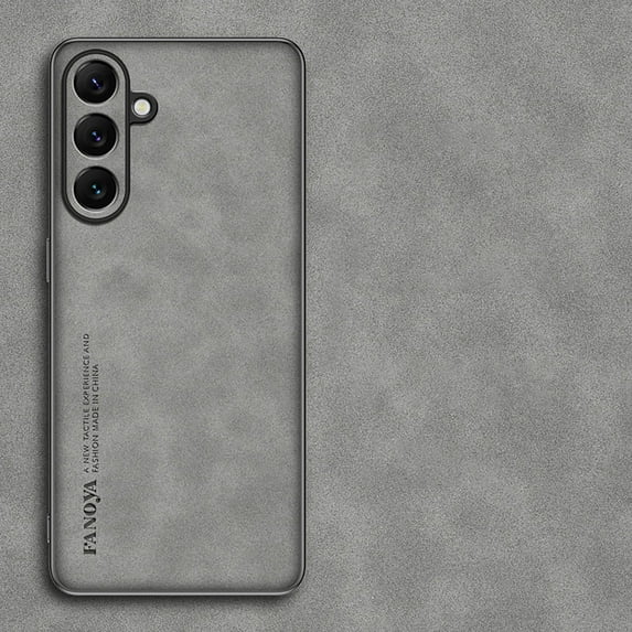 Case Designed for Samsung Galaxy A16 5G/4G, Slim Fit Classic PU Leather Shockproof Anti-Slip Lightweight Wireless Charging Vintage Phone Case Cover for Samsung Galaxy A16 5G/4G, Gray