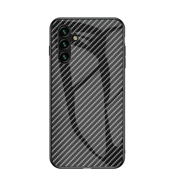 Case Designed for Samsung Galaxy A16 5G, Tempered Glass Back +TPU Frame, Luxury Ultra Slim Lightweight Anti-Scratch Drop Protective Shockproof Anti-Fall Back Case for Galaxy A16 5G - Black