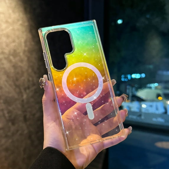 Case Designed for Samsung Galaxy S24, Luxury Plating Colorful for Women Girls Ultra Slim Lightwieght Shockproof Anti-Scratch Protective Thin Fit Phone Case Cover for Samsung Galaxy S24, C