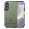 thumbnail image 1 of Case Designed for Samsung Galaxy S25 Plus, Fabric Texture Back +TPU Frame, Luxury Ultra Slim Shockproof Drop Protective Lightweight Anti-Slip Anti-Scratch Back Cover for Galaxy S25 Plus, Green, 1 of 9