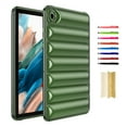 thumbnail image 1 of Case Designed for Samsung Galaxy Tab S6 Lite 10.4" 2024 / 2022 / 2020, Clear Stylish Down Jacket Desigh Soft TPU Shockproof Protective Lightweight Tablet Case Cover for Girls Women, Green, 1 of 6