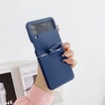 thumbnail image 1 of Case Designed for Samsung Galaxy Z Flip 3, Luxury Liquid Silicone Shokcproof Lightweight Ultra Slim Skin Friendly Matte Phone Case for Men and Women for Samsung Galaxy Z Flip 3, Darkblue, 1 of 12