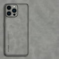 thumbnail image 1 of Case Designed for iPhone 11 Pro Max, Slim Fit Classic PU Leather Shockproof Anti-Slip Lightweight Wireless Charging Vintage Phone Case Cover for iPhone 11 Pro Max, Gray, 1 of 10