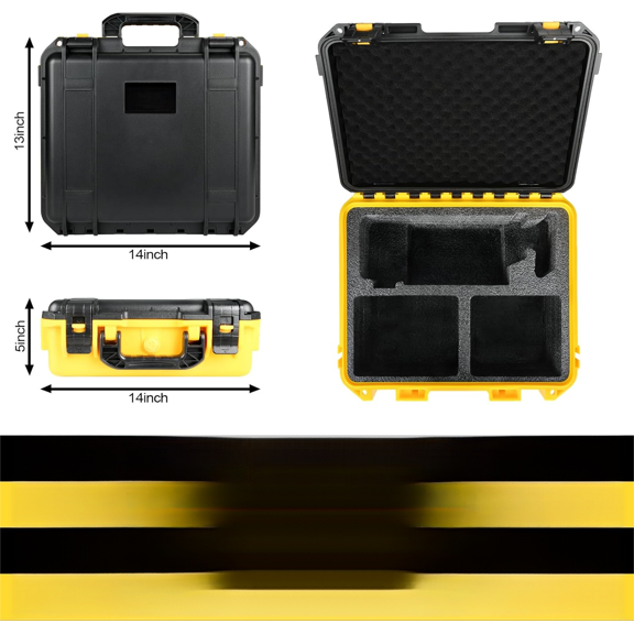 Case for Dewalt Oscillating Multi Tool: Hard Carrying Case Storage Organizer Tool Box for Dewalt 20V Max Cordless Multitool Oscillating DCS356 | DCS354 | DCS353 | Battery | Charger | Tool Accessories