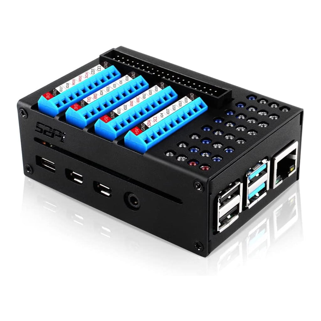 Case- Enclosure For 4B GPIO Light Board Expansion Board with 40Pin ...