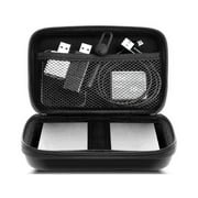 Case for External DVD CD Burner Drive Carrying EVA Case for Passport/Pioneer/ LG/ASUS/Samsung/HP/Apple Mac/CD DVD Blu-Ray Portable Burner Player - Black
