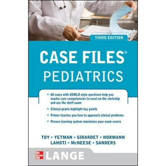 Pre-Owned Case Files Pediatrics, Third Edition (LANGE Case Files) (Paperback) 0071598677 9780071598675