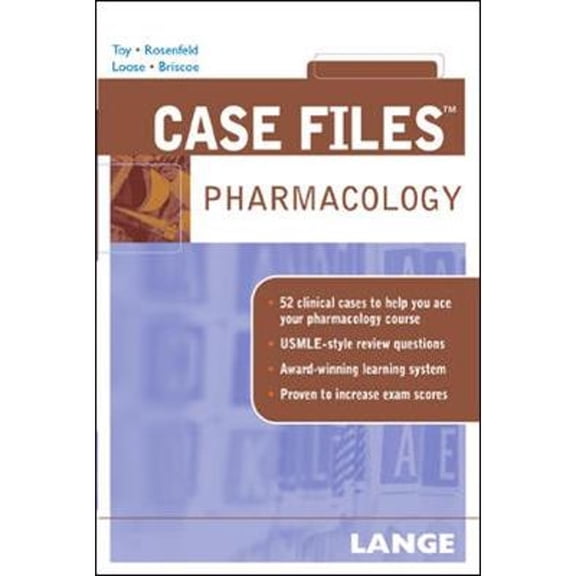 Pre-Owned Case Files: Pharmacology (Paperback) 0071445730 9780071445733