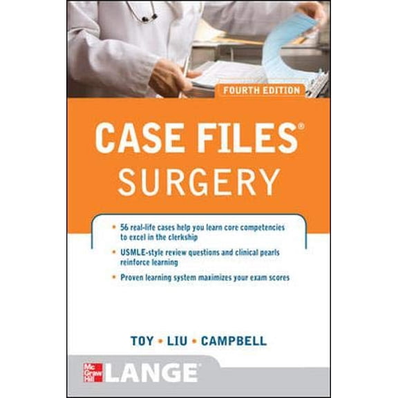Pre-Owned Case Files Surgery, Fourth Edition (LANGE Case Files) (Paperback) 0071766995 9780071766999