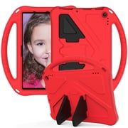 Case for Fire HD 10 & HD 10 Plus Tablet 11th Generation, 2021 Release - TOPSHE Kids-Proof Light Weight Durable EVA Protective Convertible Handle Kicktand Shockproof Cover, Red
