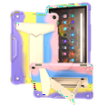 thumbnail image 1 of Case for Fire HD 10/HD 10 Plus Tablet (2021 Release, 11th Generation) - Kids Friendly Shockproof EVA Case Convertible Stand Full Body Rugged Protective Cover, Rainbow, 1 of 1