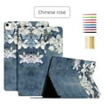 thumbnail image 1 of Case Fit for iPad Pro 11 2022/2021/2020/2018, Slim Lightweight Smart Shell Multi-angle Viewing Kickstand Cover with Flower Pattern, with Auto Wake/Sleep Magnetic Case for iPad Air4/5,Chinese Rose, 1 of 6