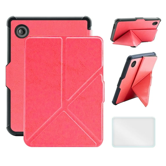 Case For 6" Kobo Clara Colour/BW (2024)/2E (2022) Ereader, Includes a Screen Protector - 6 Inch Premium PU Leather Cover with Auto Sleep/Wake