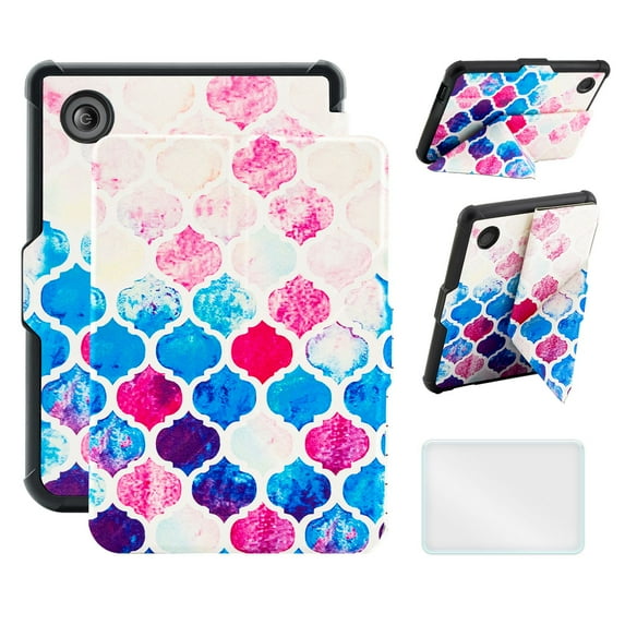 Case For 6" Kobo Clara Colour/BW (2024)/2E (2022) Ereader, Includes a Screen Protector - 6 Inch Premium PU Leather Cover with Auto Sleep/Wake