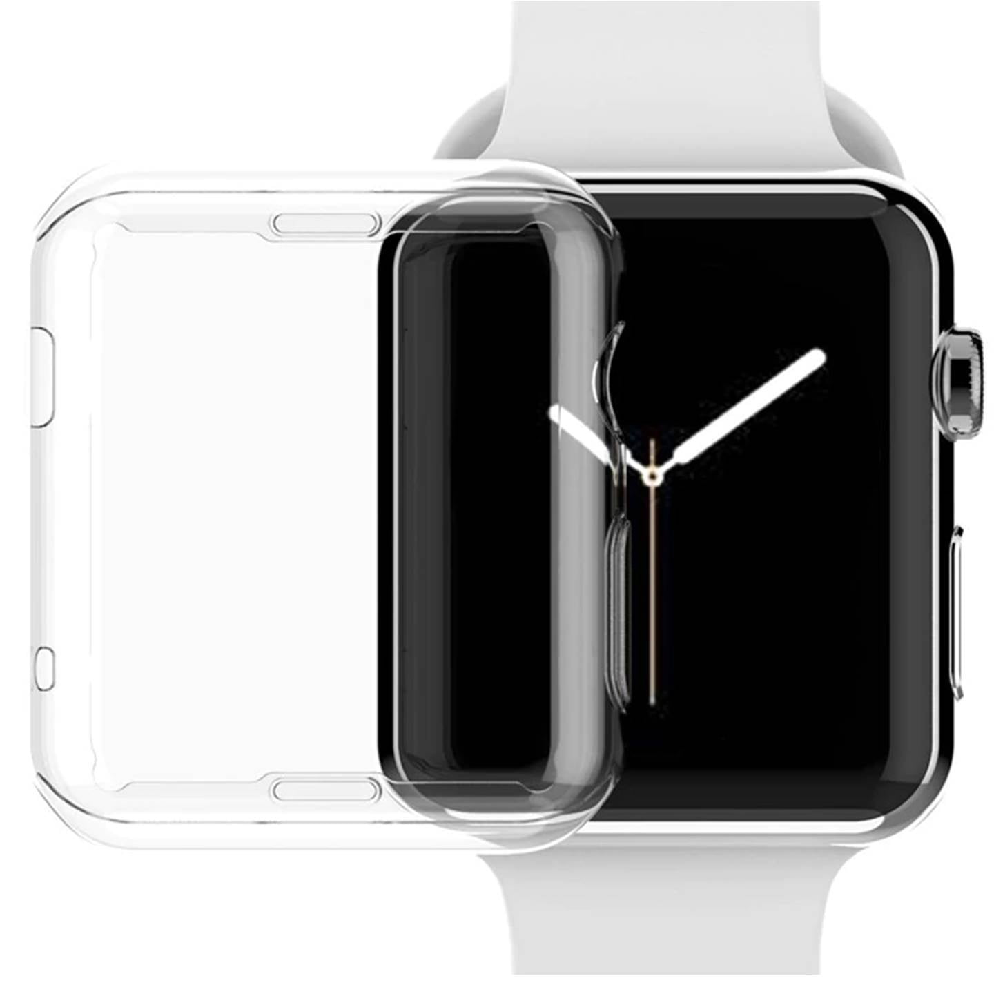 Case For Apple Watch Series 4 44 mm Heavy Duty Shockproof Protective Full Cover Armor Shock Adsorption Drop Protection Lifetime Protection Walmart