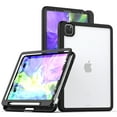 thumbnail image 1 of Case For Apple iPad Air 4 / iPad Air 5 / iPad Pro (11 inch) Slim Transparent Hybrid with Built-in Screen Protector Absorbs Shock Dual Layer Protective Tablet Cover [ Clear Black ], 1 of 4