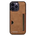 thumbnail image 1 of Case For Apple iPhone 14 Pro Max,Decase Ultra Slim Retro Style Minimalist PU Leather Phone Cover Durable Drop Protection Anti-Scratch Shockproof Case - brown, 1 of 6