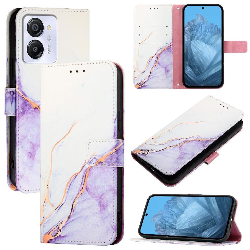 Case For Blackview Color 8 Wallet PU Leather Kickstand Marble Pattern