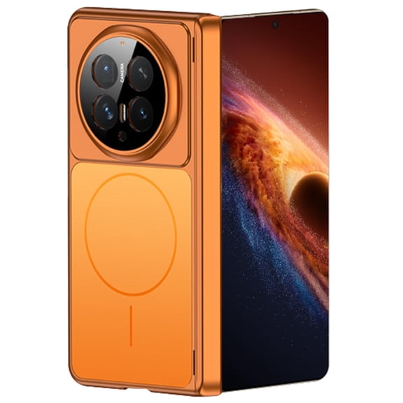 Case For Huawei Honor Magic V6, Magnetic Cover With Anti-Fall Frosted Supports Wireless Charging Camera Protective Shell