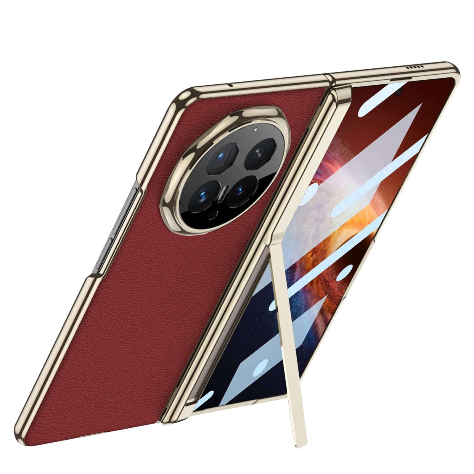 Case For Huawei Honor Magic V6, Magnetic Shell With Anti-Fall Screen Protector Support Car Magnetic Cover