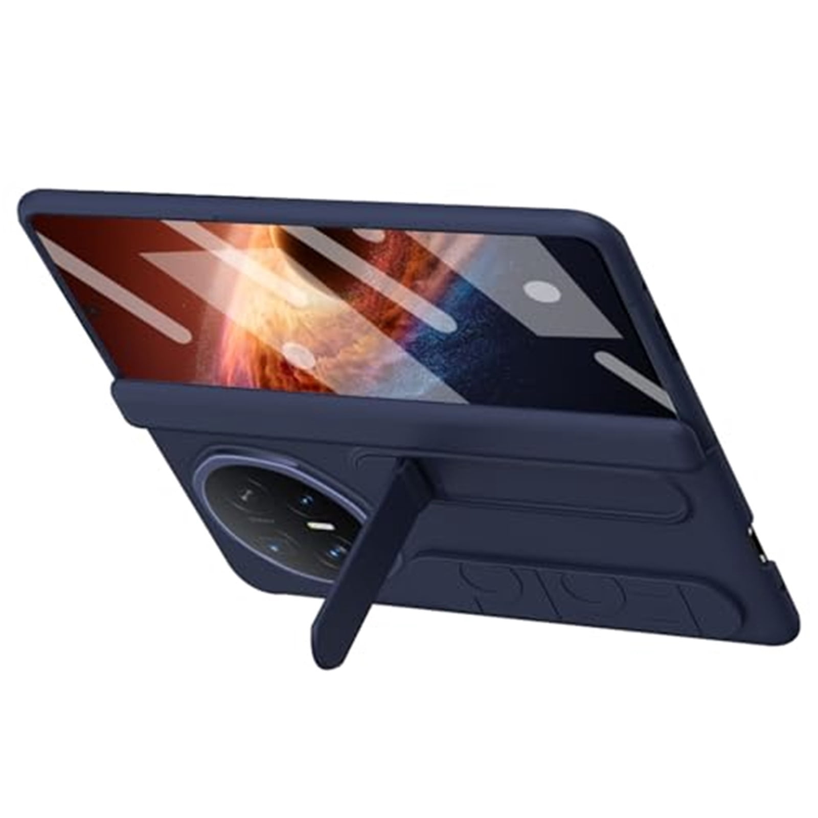Case For Huawei Honor Magic V6, Super Slim Shell With Wristlet Camera Protective Non-Slip Kickstand Cover