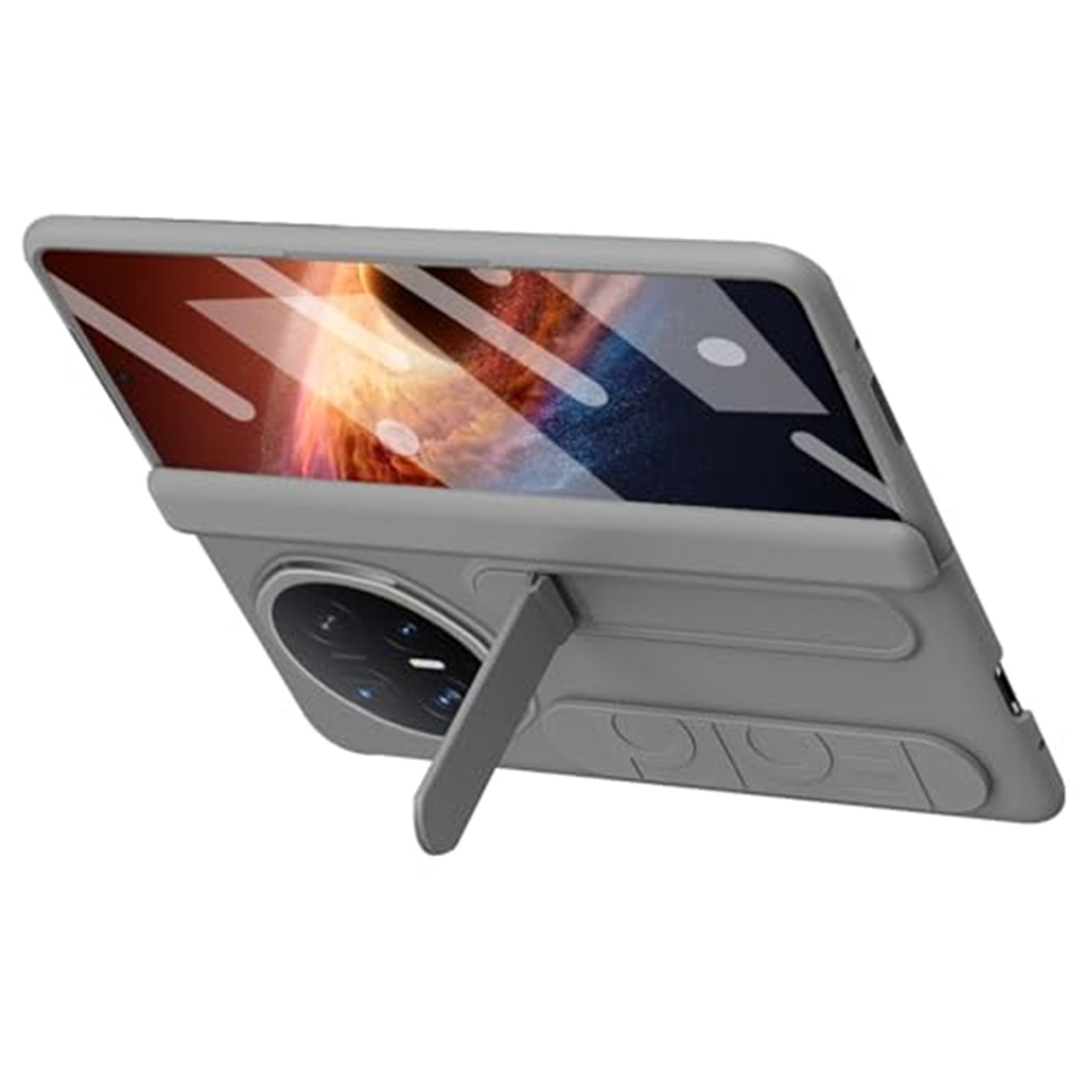 Case For Huawei Honor Magic V6, Super Slim Shell With Wristlet Camera Protective Non-Slip Kickstand Cover