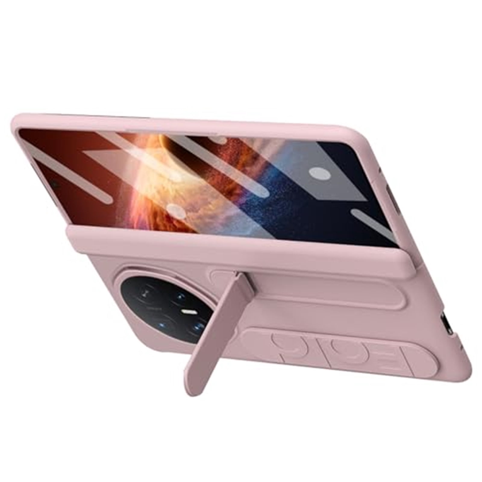 Case For Huawei Honor Magic V6, Super Slim Shell With Wristlet Camera Protective Non-Slip Kickstand Cover