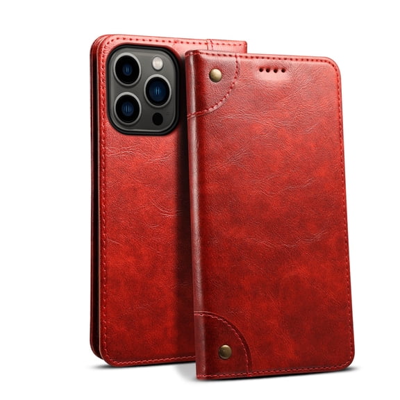 Case For IPhone 16/16 Plus/16 Pro/16 Pro Max, Phone Leather Card Slot Cover Flip-up Magnetic Shell