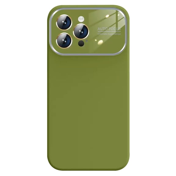 Case For IPhone 16/16 Plus/16 Pro/16 Pro Max, Slim Silicone Soft Cover Full Wrap Glass Lens Protection Case Anti-scratch Anti-fingerprint Shell