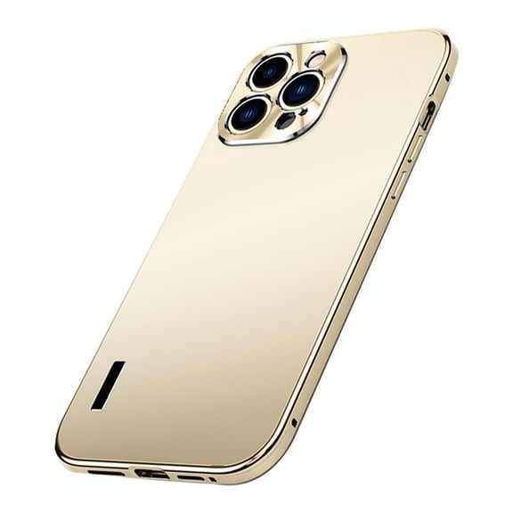 Case For IPhone 16 Pro Max/16 Pro/16, Metal Magnetic Lock Phone Cover Slim Shockproof Case Lens Protector Shell