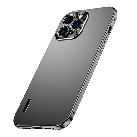 Case For IPhone 16 Pro Max/16 Pro/16, Metal Magnetic Lock Phone Cover Slim Shockproof Case Lens Protector Shell
