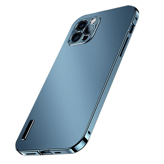 Case For IPhone 16 Pro Max/16 Pro/16, Metal Magnetic Lock Phone Cover Slim Shockproof Case Lens Protector Shell