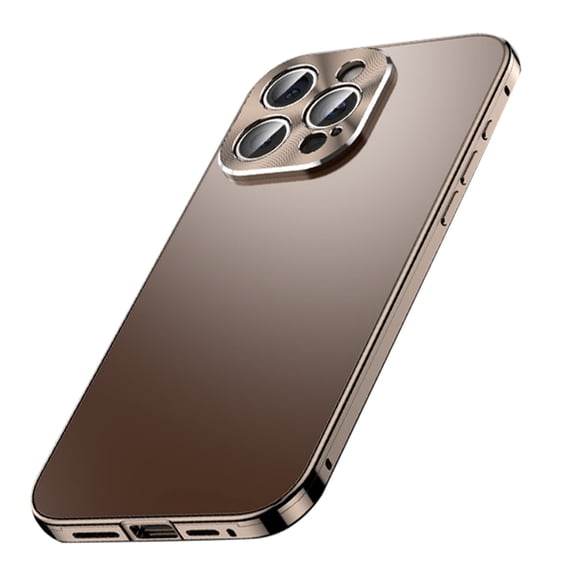 Case For IPhone 16 Pro Max/16 Pro/16, Metal Magnetic Lock Phone Cover Slim Shockproof Case Lens Protector Shell