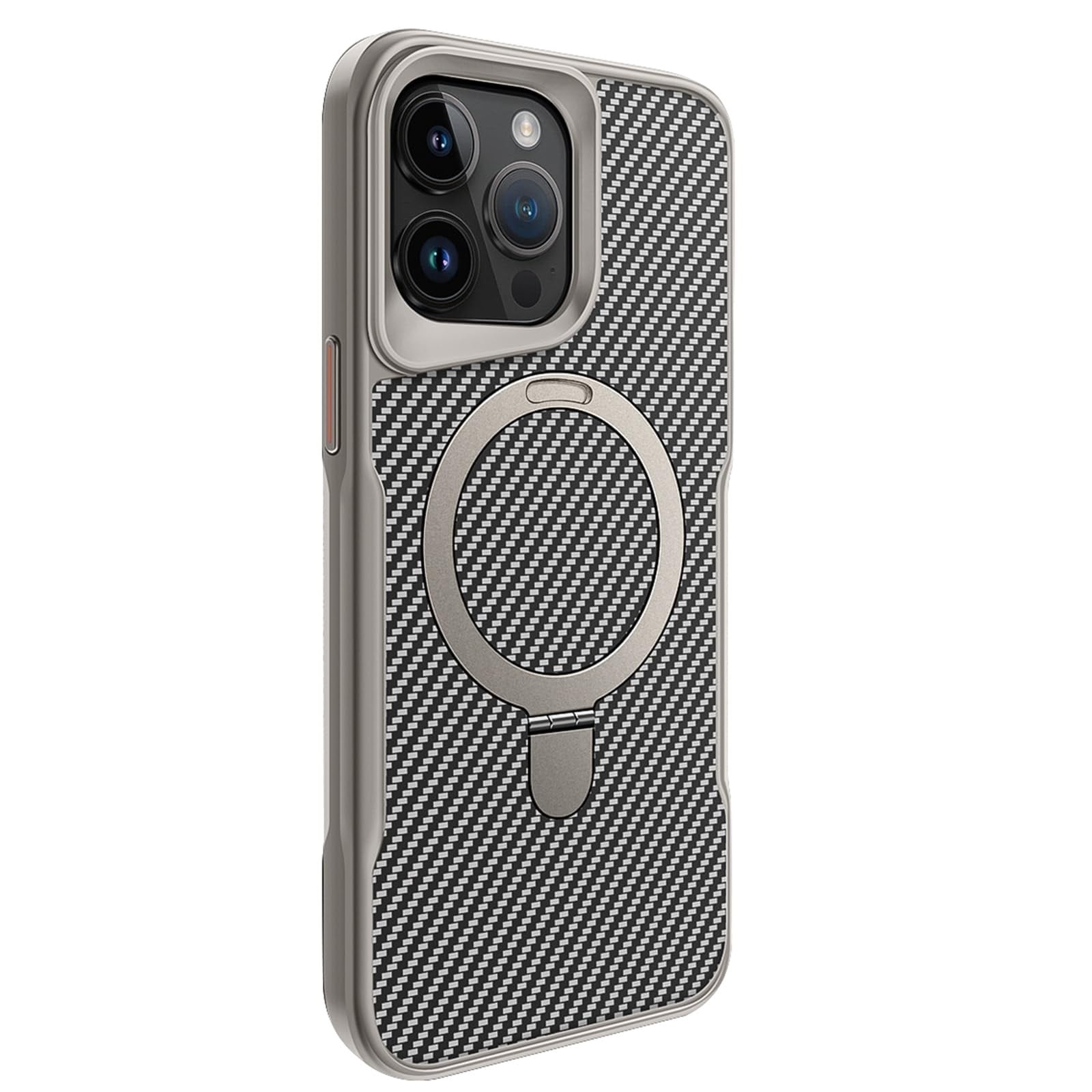 Case For IPhone 16 Pro Max/16 Pro/16 Plus/16, Carbon Fiber Heavy Duty ...