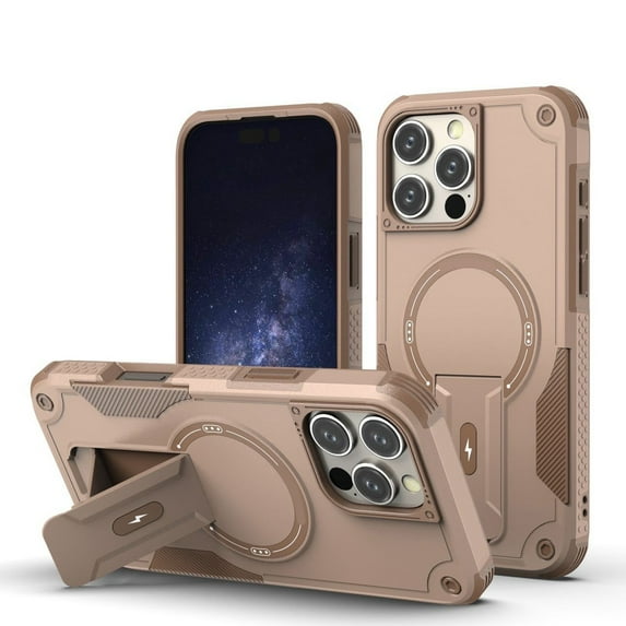 Case For IPhone 16 Pro Max/16 Pro/16 Plus/16, Easy To Install Cover Military Grade Shell Built-in Kickstand Case
