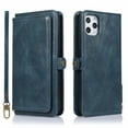 thumbnail image 1 of Case For IPhone 16 Pro Max/16 Pro/16 Plus/16, Magnetic Suction Cover Drop-proof Wallet Storage Case Shockproof Leather Shell, 1 of 6