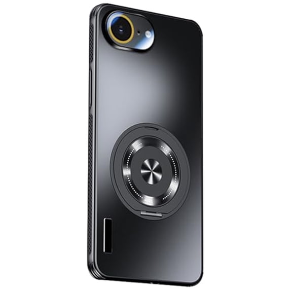 Case For IPhone 17 E, Magnetic Shell With Wireless Charging 360° Kickstand Gaming Cooling Cover