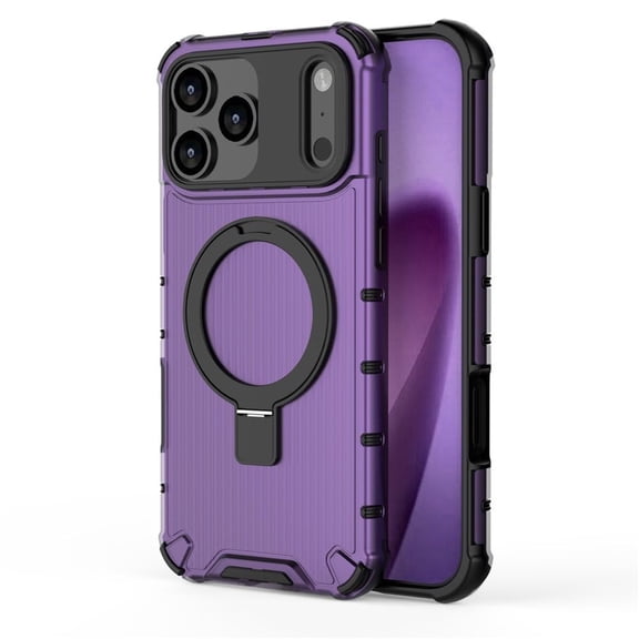 Case For IPhone 17 Pro Max/17 Pro/17 Air/17, Clear Transparent Not Yellowing Cover Slim Anti-Slip Stand Shell Magnetic Wireless Charger Case