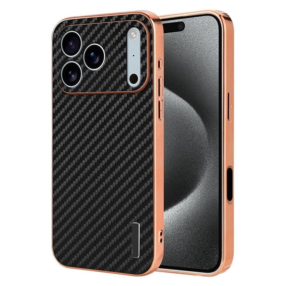 Case For IPhone 17 Pro Max/17 Pro/17 Air/17, Electroplated Cover With Anti-Fingerprint Microfiber Lining Shell