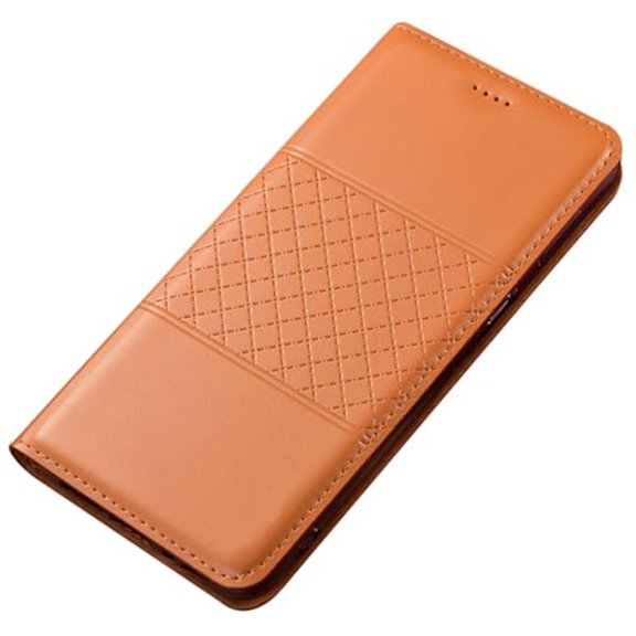 Case For IPhone 17 Pro Max/17 Pro/17 Air/17, Genuine Leather Shell With Card Insertion Non-Slip Holder Cover