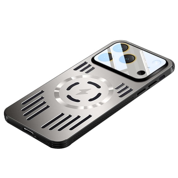 Case For IPhone 17 Pro Max/17 Pro/17 Air/17, Heat Dissipation Shell With Anti-Fall Wireless Charging Cover