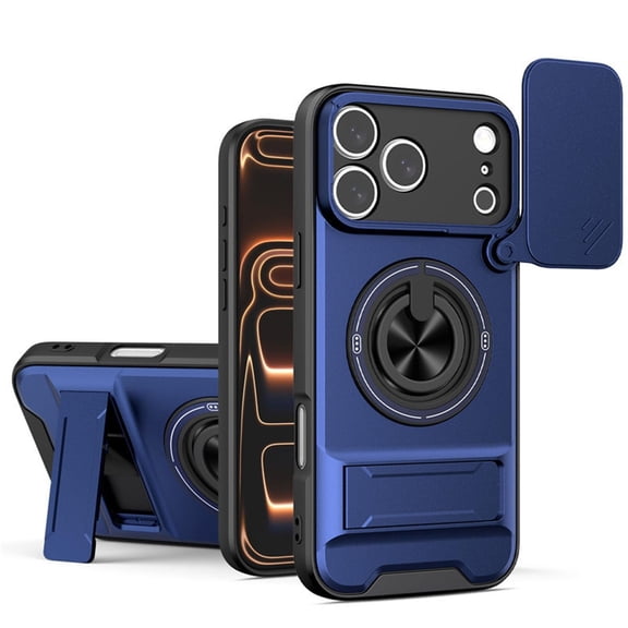 Case For IPhone 17 Pro Max/17 Pro/17 Air/17, Magnetic Shell With Slide Camera Protection Wireless Charging Cover