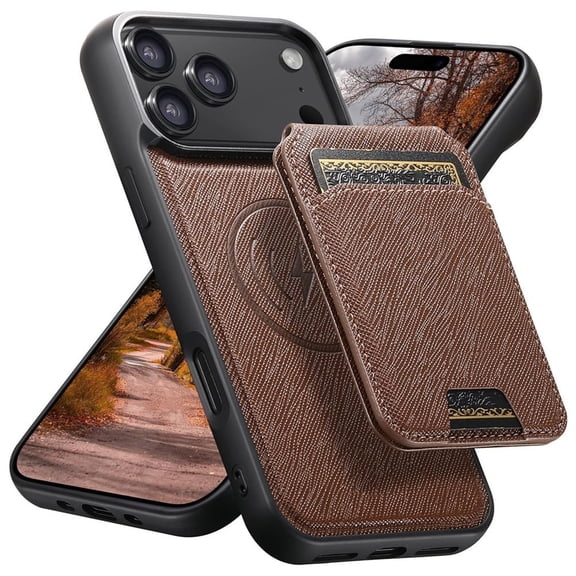 Case For IPhone 17 Pro Max/17 Pro/17 Air/17, PU Leather Cover With Anti-Scratch Card Insertion Holder Shell