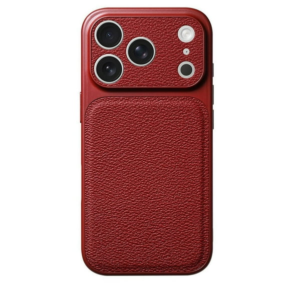 Case For IPhone 17 Pro Max/17 Pro/17 Air/17, PU Leather Shell With Anti-Fingerprint Camera Protective Cover
