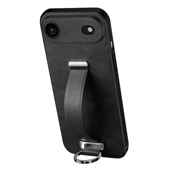 Case For IPhone 17 Pro Max/17 Pro/17 Air/17, Slim Stylish Business Shell Wristband Kickstand Cover Drop Protection Leather Case