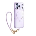 thumbnail image 1 of Case For IPhone 17 Pro Max/17 Pro/17 Air/17, Soft Silicone Shell With Charging Wristlet Non-Slip Wireless Cover, 1 of 4