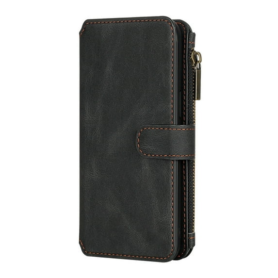 Case For Iphone 16/16 Pro Max/16 Pro/16 Plus. Magnetic Suction Solid Stand Cover Shockproof Wallet Storage Case